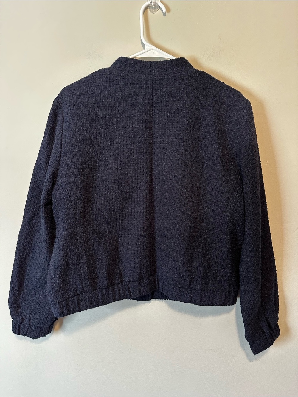 Talbots TWEED BOMBER JACKET NWT Size L - Picture 5 of 12